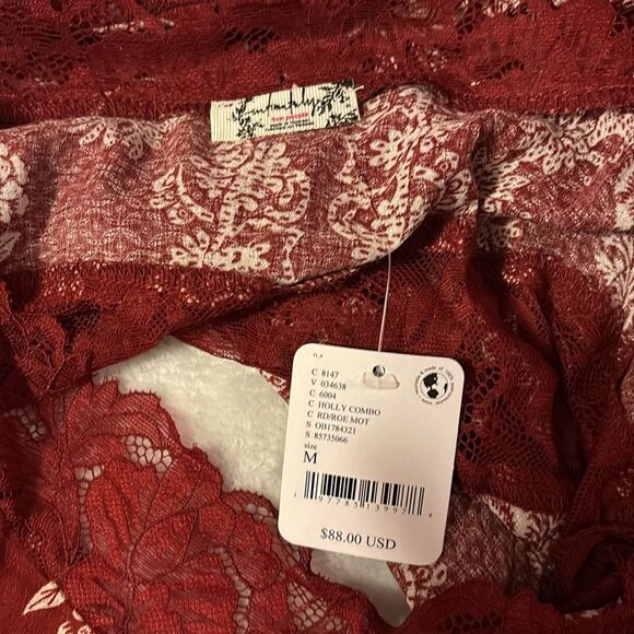 NWT Free People Intimately All Nighter Lacy trapeze nightgown. Sz M - Picture 11 of 15